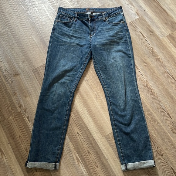 Kut from the Kloth Catherine Boyfriend Jeans Womens 8 Straight MidRise KP9065MA2 - Picture 7 of 11